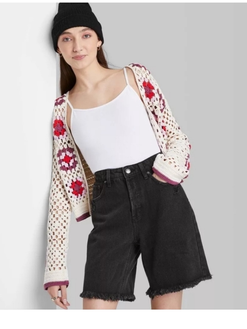 Wild Fable High Rise Bermuda Shorts | 6